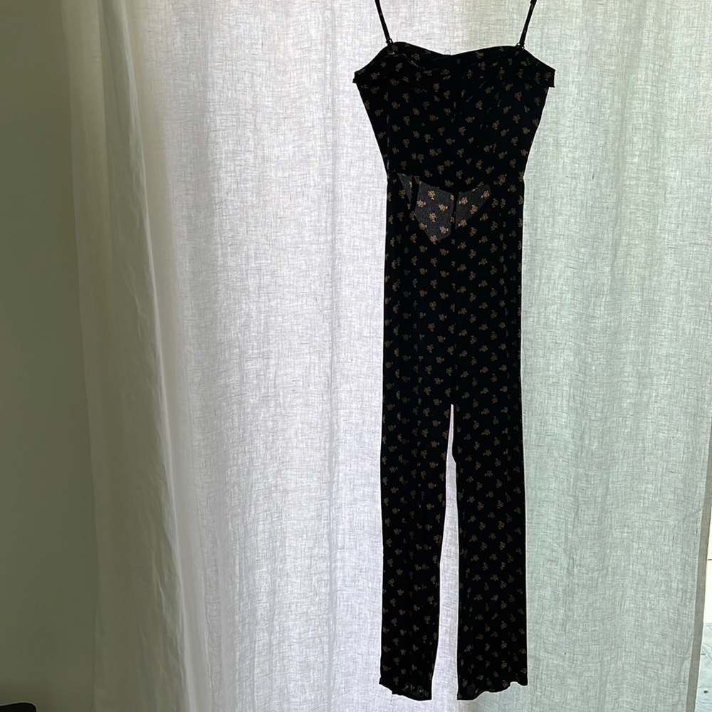 Flynn skye jumpsuit with adjustable straps